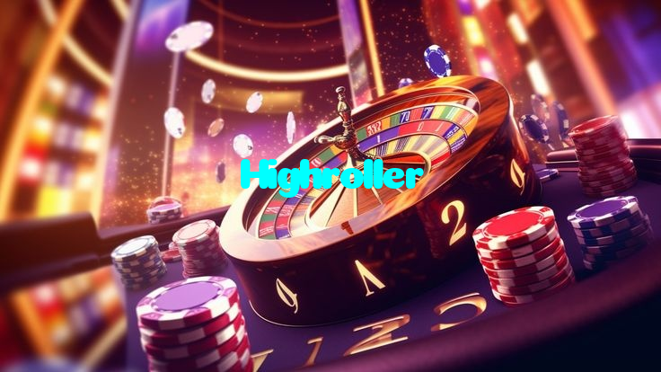 Highroller casino presented on mobile device in Pakistan with slots and live games